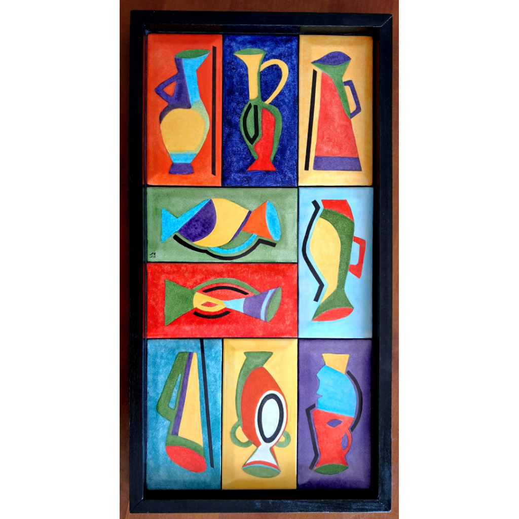 Les pichets multicolores